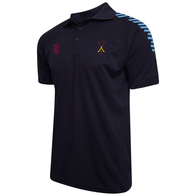 Bude HC - Dual Solid Colour Polo - Navy - Men's Fit