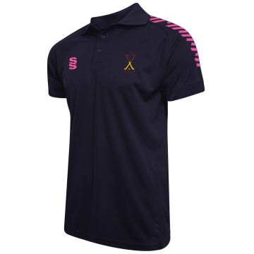 Bude HC - Dual Solid Colour Polo - Navy - Women's Fit